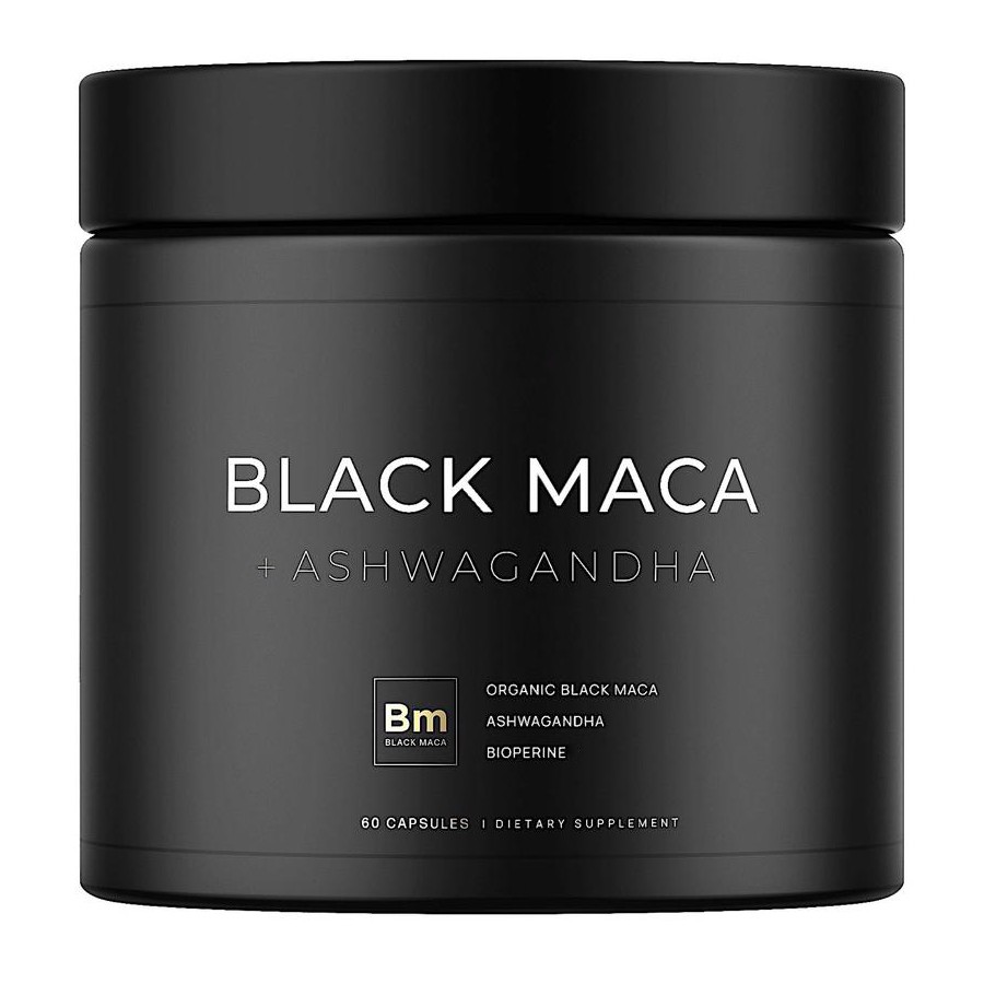 Black Maca Ashwagandha Dietary Supplement Nature's Blend