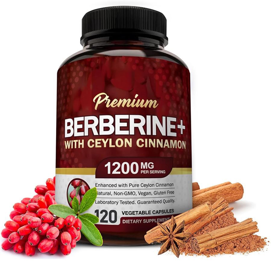 Premium Berberine met de dubbele actieformule van Ceylon Cinnamon Nature voor metabole wellness van het hele lichaam