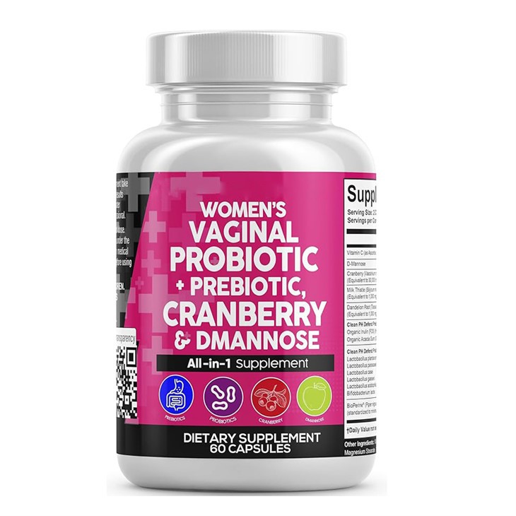 Vaginale probiotische prebiotische capsules voor dames